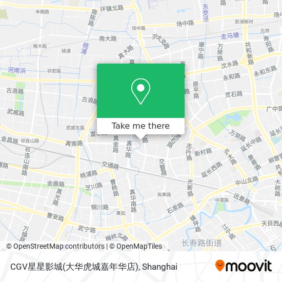 CGV星星影城(大华虎城嘉年华店) map