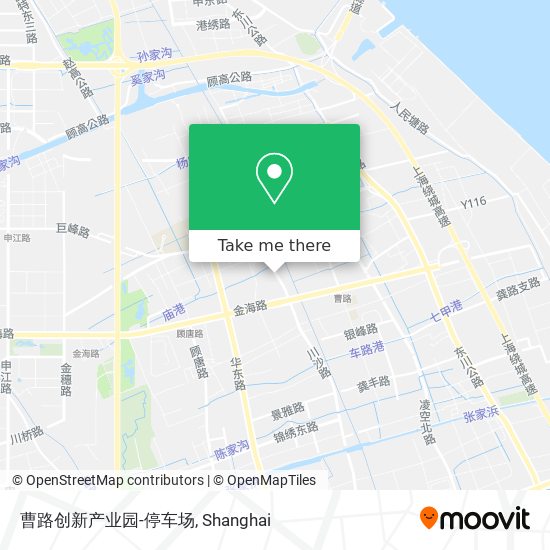 曹路创新产业园-停车场 map