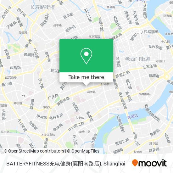 BATTERYFITNESS充电健身(襄阳南路店) map