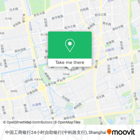 中国工商银行24小时自助银行(中科路支行) map
