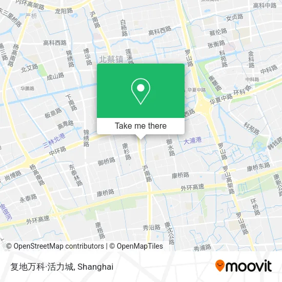 复地万科·活力城 map