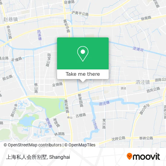 上海私人会所别墅 map