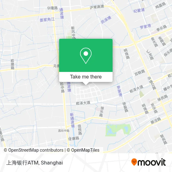 上海银行ATM map