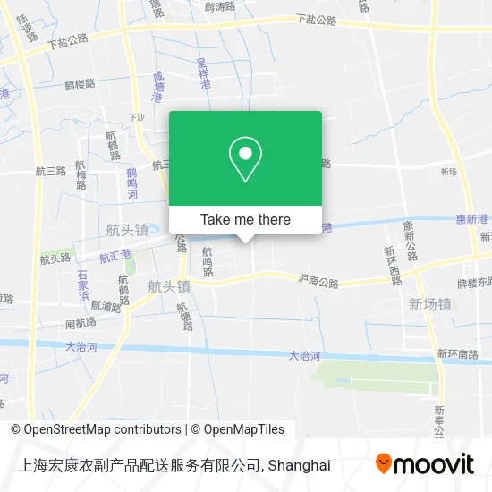 上海宏康农副产品配送服务有限公司 map