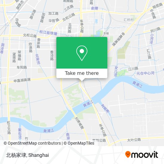 北杨家埭 map