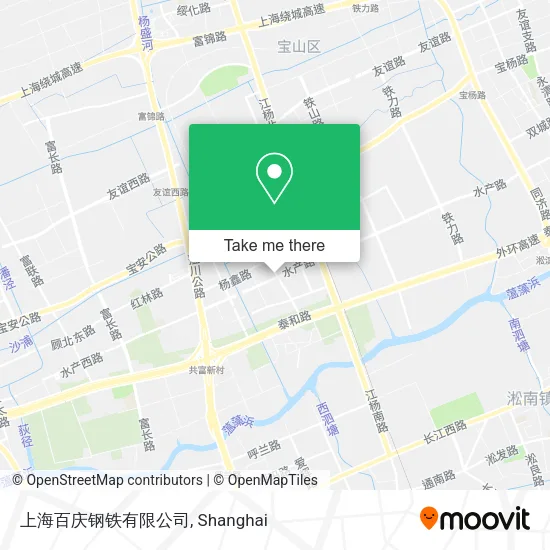上海百庆钢铁有限公司 map