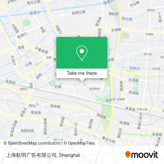 上海航明广告有限公司 map
