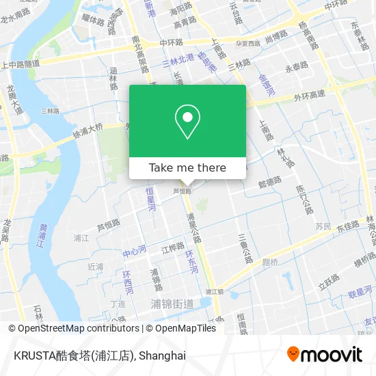KRUSTA酷食塔(浦江店) map