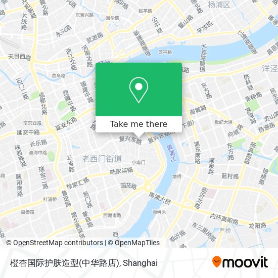 橙杏国际护肤造型(中华路店) map
