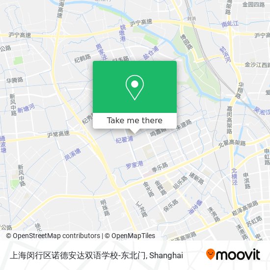 上海闵行区诺德安达双语学校-东北门 map