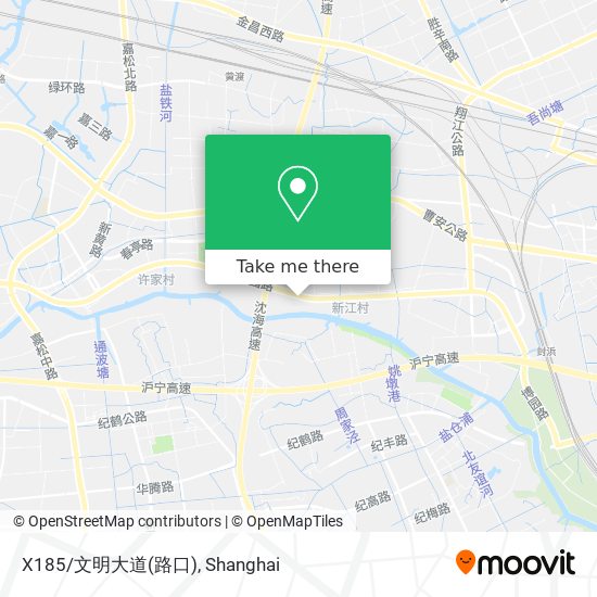 X185/文明大道(路口) map