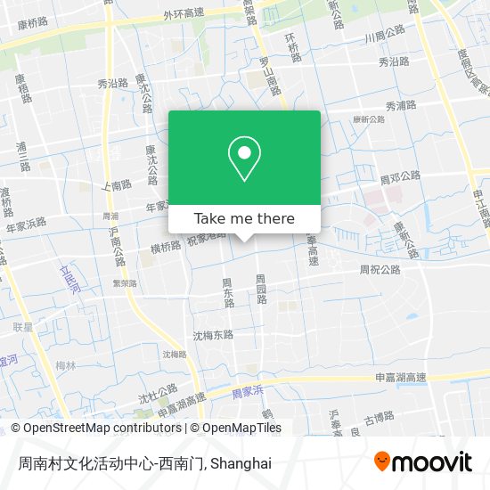 周南村文化活动中心-西南门 map