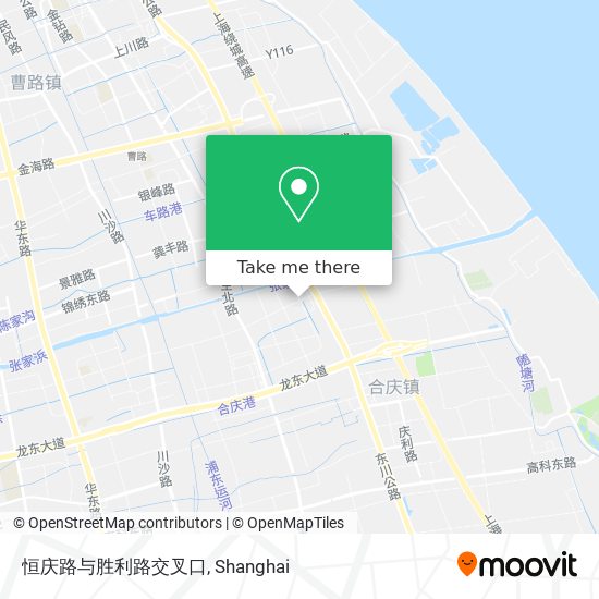 恒庆路与胜利路交叉口 map