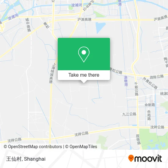 王仙村 map