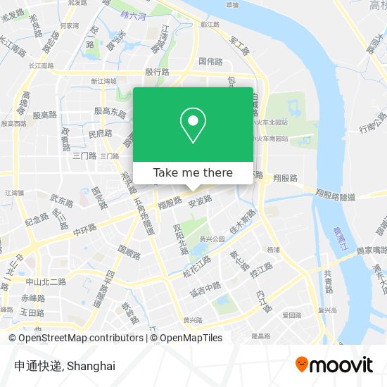 申通快递 map