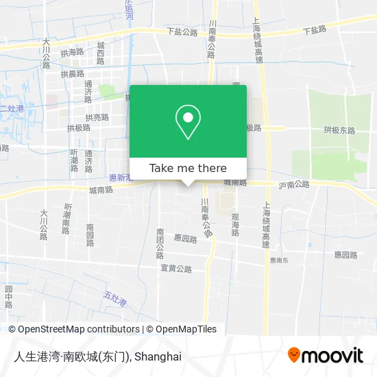 人生港湾·南欧城(东门) map