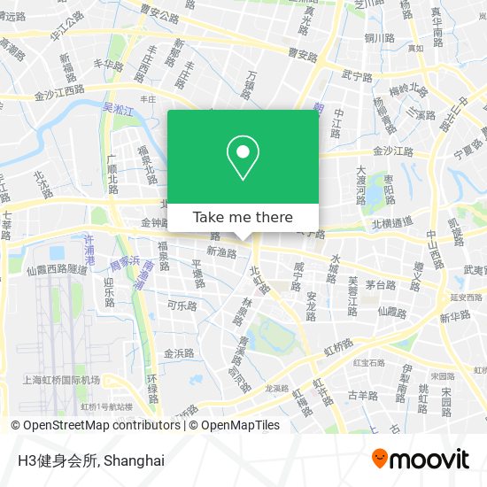 H3健身会所 map