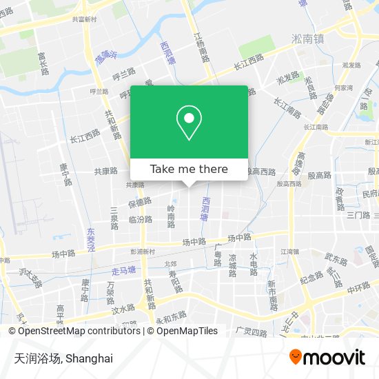 天润浴场 map