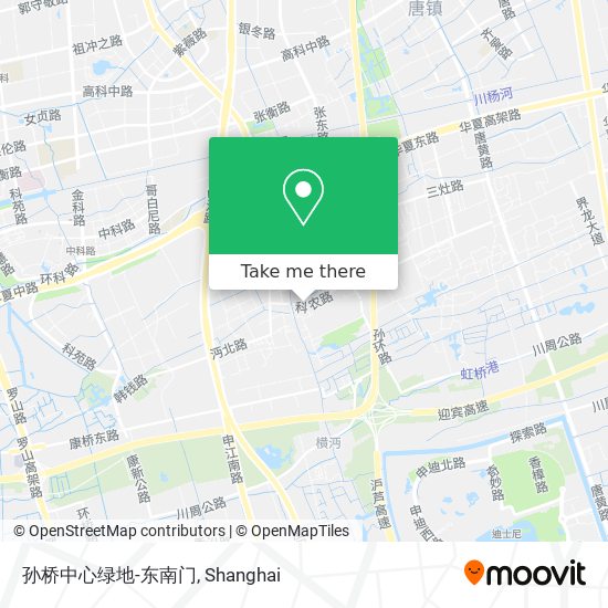 孙桥中心绿地-东南门 map