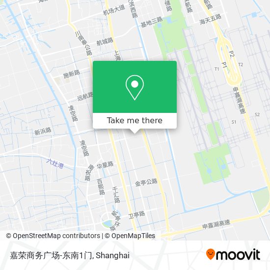 嘉荣商务广场-东南1门 map