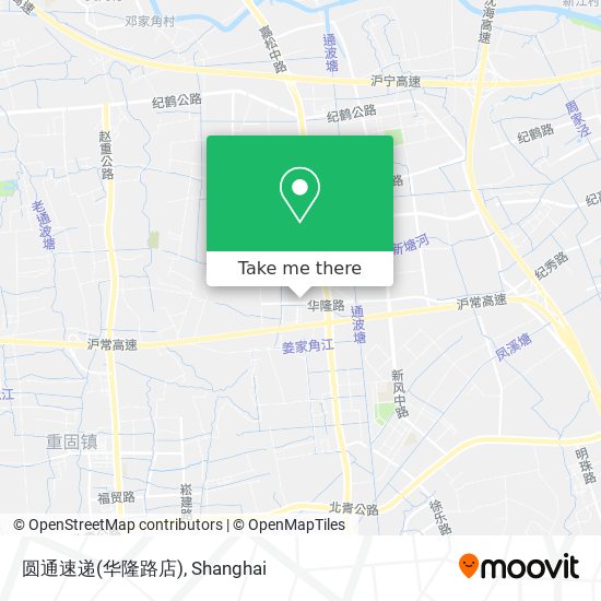 圆通速递(华隆路店) map