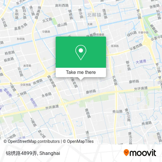 锦绣路4899弄 map