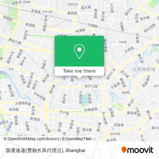 圆通速递(曹杨长风代理点) map