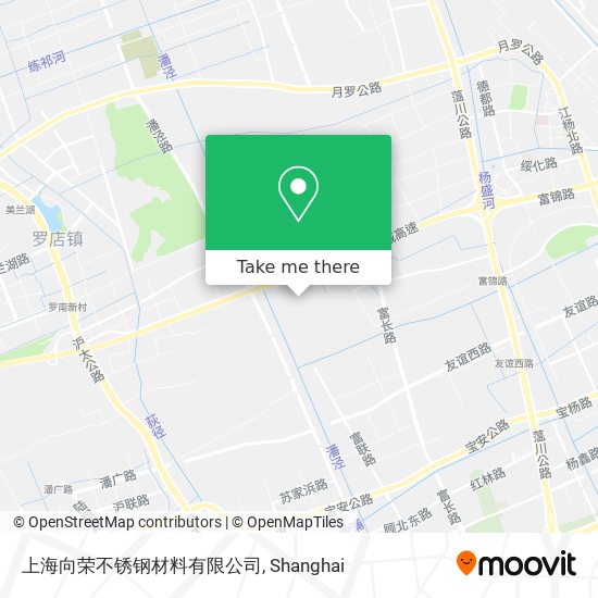 上海向荣不锈钢材料有限公司 map