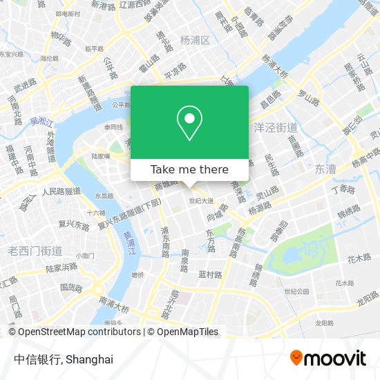 中信银行 map