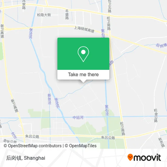后岗镇 map