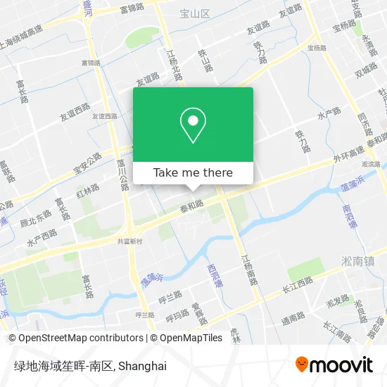 绿地海域笙晖-南区 map