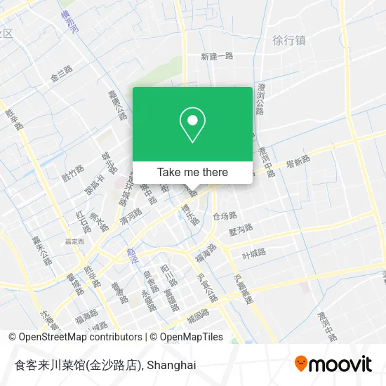 食客来川菜馆(金沙路店) map
