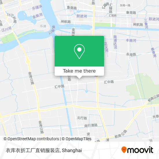 衣库衣折工厂直销服装店 map