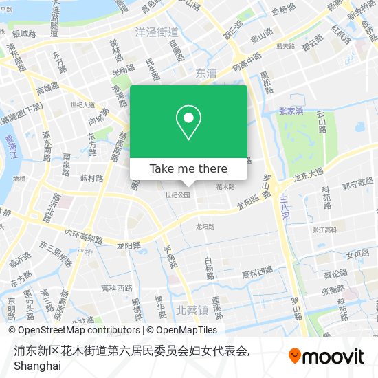 浦东新区花木街道第六居民委员会妇女代表会 map