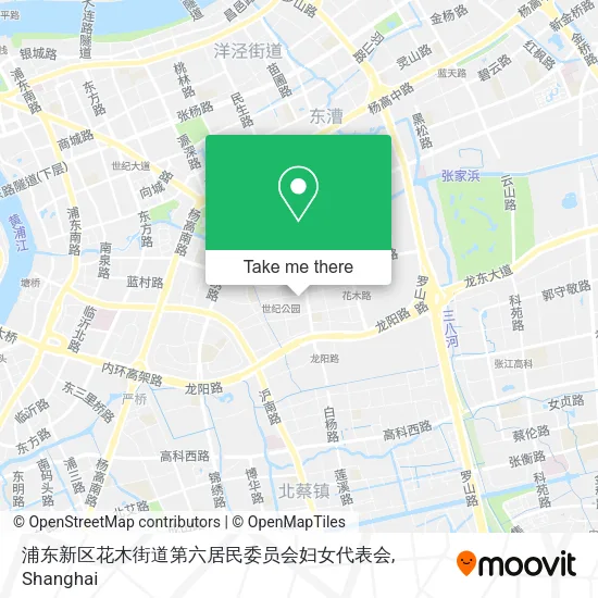 浦东新区花木街道第六居民委员会妇女代表会 map