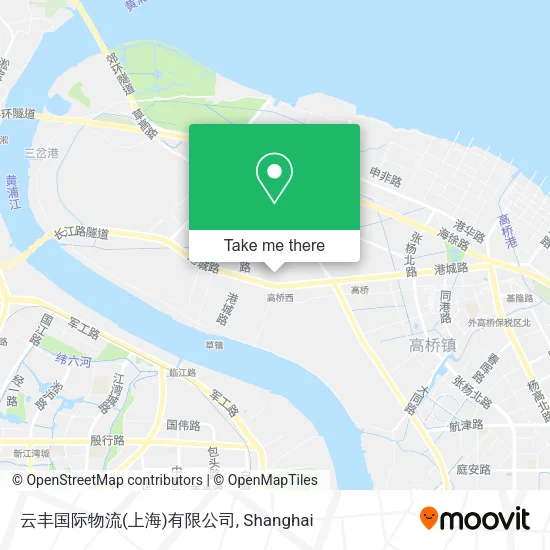 云丰国际物流(上海)有限公司 map
