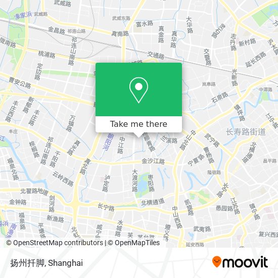 扬州扦脚 map