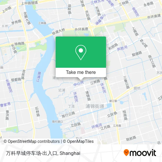 万科早城停车场-出入口 map