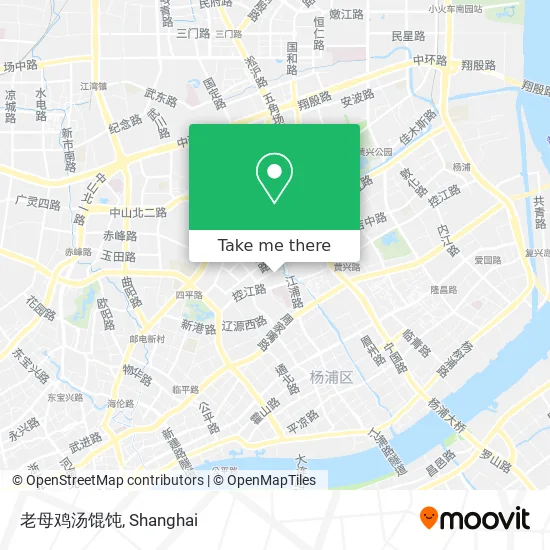 老母鸡汤馄饨 map