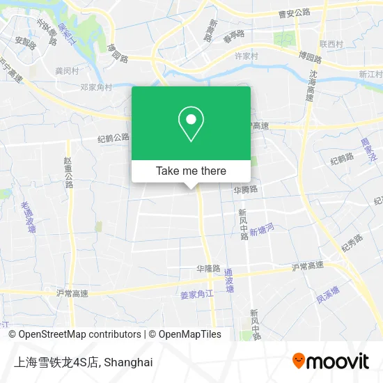 上海雪铁龙4S店 map