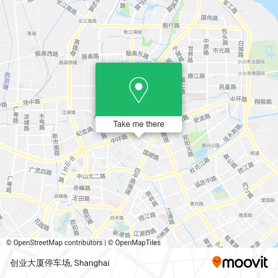 创业大厦停车场 map