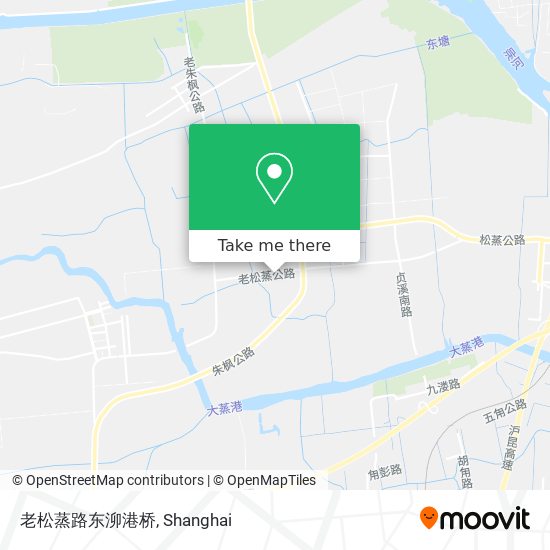 老松蒸路东泖港桥 map
