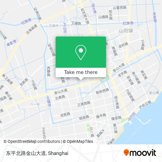 东平北路金山大道 map