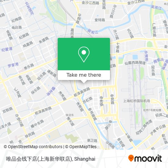 唯品会线下店(上海新华联店) map