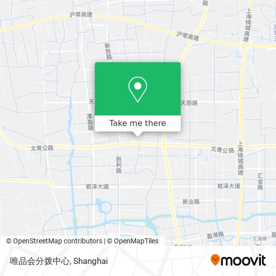 唯品会分拨中心 map