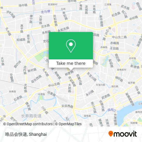 唯品会快递 map