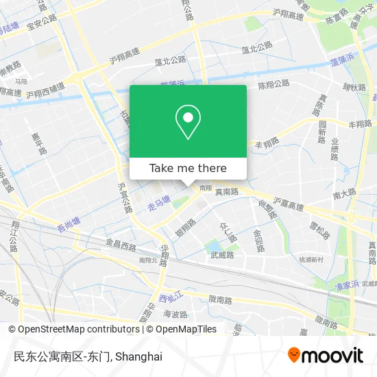 民东公寓南区-东门 map