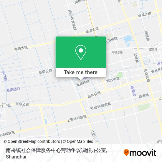 南桥镇社会保障服务中心劳动争议调解办公室 map