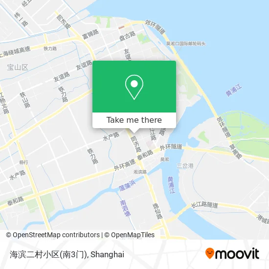 海滨二村小区(南3门) map