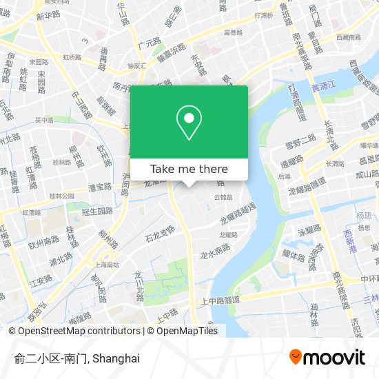 俞二小区-南门 map